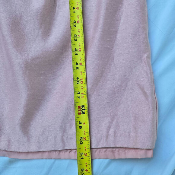 Vtg 50s 60s Fairy Regency Pink Beaded Midi Dress 11/12 Made in USA Evening Gown - Picture 12 of 12